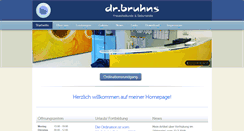 Desktop Screenshot of frauenarzt-bruhns.at